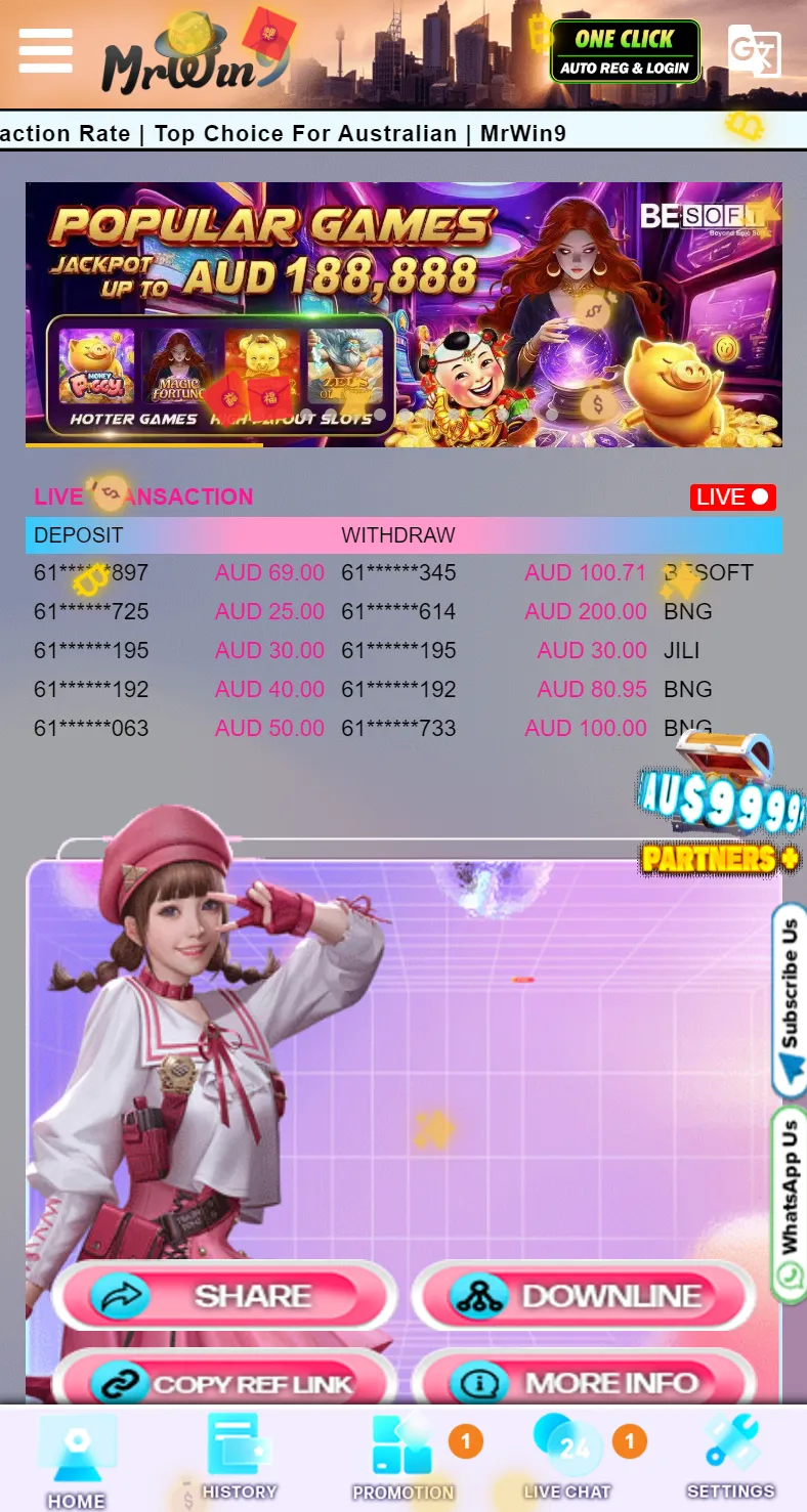 MrWin9 Mobile App